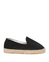 Manebi Suede Espadrillas In Black