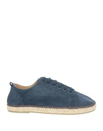 Manebi Manebí Man Espadrilles Blue Size 9 Leather