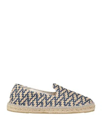 Manebi Manebí Man Espadrilles Blue Size 9 Textile Fibers