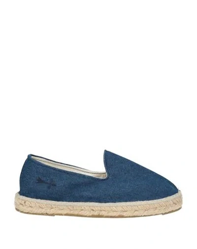 Manebi Manebí Man Espadrilles Blue Size 7 Textile Fibers