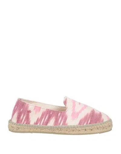Manebi Manebí Man Espadrilles Mauve Size 9 Cotton In Purple