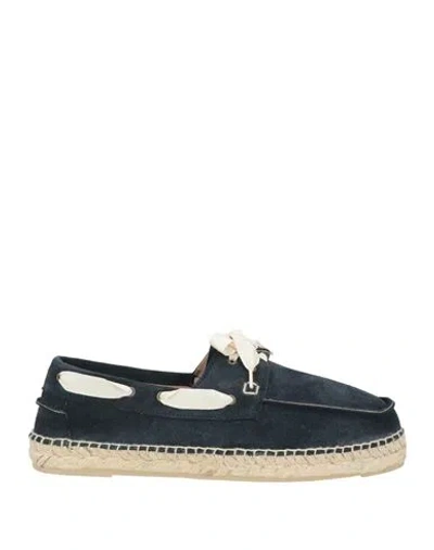 Manebi Manebí Man Espadrilles Midnight Blue Size 8 Leather