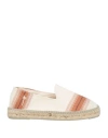 Manebi Manebí Man Espadrilles Off White Size 9 Textile Fibers In Off White