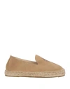 Manebi Manebí Man Espadrilles Sand Size 9 Leather In Beige