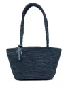 Manebi Manebí Medium Blue 'panier' Shopping Bag In Blue