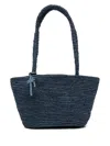 Manebi Manebí Medium Blue 'panier' Shopping Bag In Blue