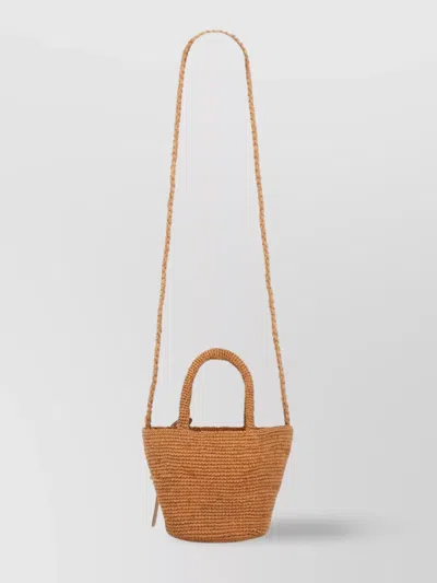 Manebi Mini Bag Woven Texture Tassel