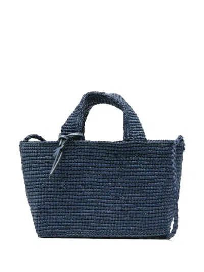 Manebi Mini New Sunset Tote Bag In 蓝色