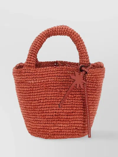Manebi Mini Woven Texture Bag With Detachable Strap