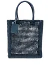 Manebi Net Tote Bag In 蓝色