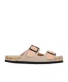 Manebi Manebí Nordic Round Open Toe Sandals In Nude