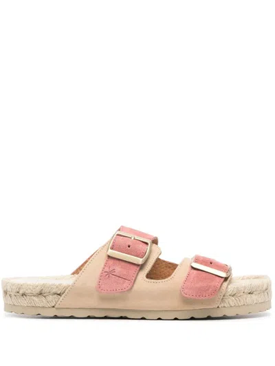 Manebi Manebí Nordic Sandals Shoes In R 7.4 Terracotta And Champagne Beige