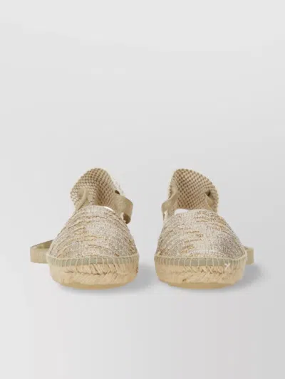 Manebi Open Heel Rope Sole Espadrille In Neutral
