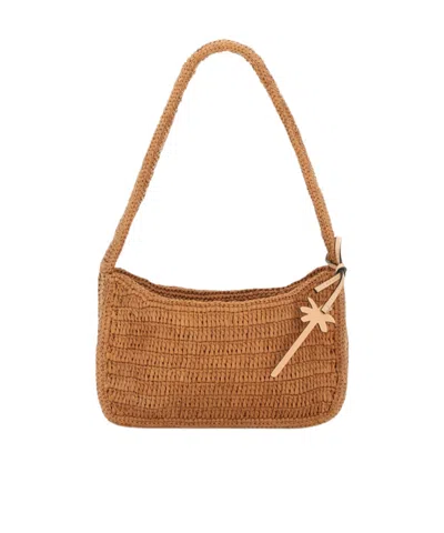 MANEBI MANEBÍ OPEN TOP INTERWOVEN SHOULDER BAG