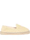 Manebi Raffia Espadrilles In Neutral