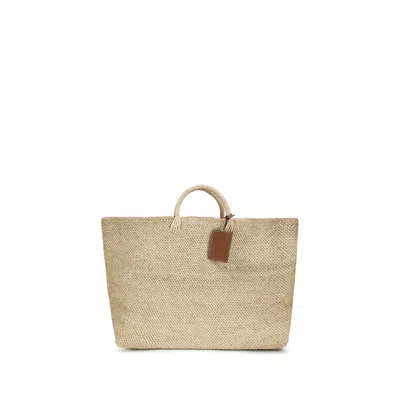 Manebi Raffia Women's Handbag In Sand