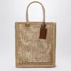 Manebi Rectangular Tote In Raffia