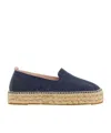 Manebi Manebí Leather Espadrille In Black