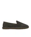 Manebi Espadrille In Suede In Black