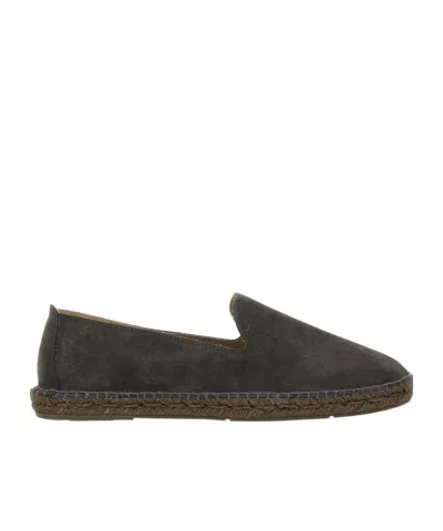 Manebi Round-headed Casual Shoes In Black