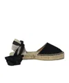 Manebi Round Toe Flat Shoes In Black