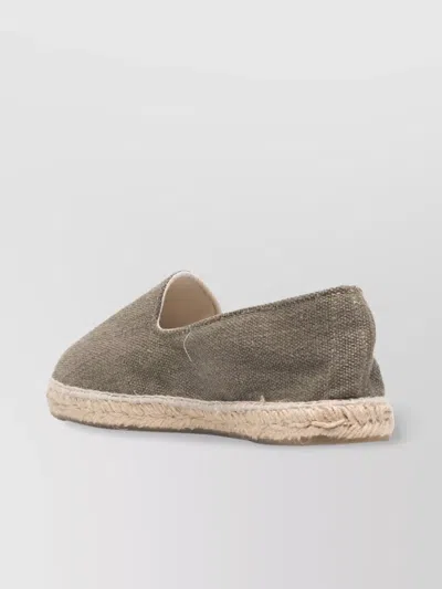 Manebi Round Toe Hemp Espadrilles With Jute Sole