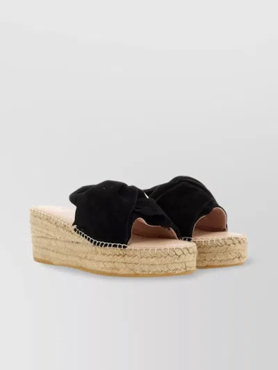 MANEBI SANDAL WITH KNOTTED ESPADRILLE SOLE