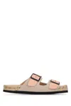 Manebi Manebí Nordic Round Open Toe Sandals In Pastelrosechampagne