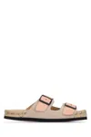 Manebi Manebí Nordic Round Open Toe Sandals In Pastelrosechampagne