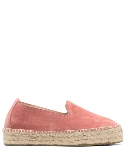 Manebi Hamptons Suede Espadrilles In Brown