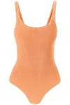 MANEBI SEERSUCKER ONE-PIECE SWIMSUIT