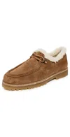 Manebi Sherpa Chukka Boots Almond In Brown