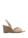 Manebi Slingback Wedge Sandals In Multi
