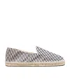 Manebi Navy Blue Slip On Espadrilles