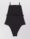 Manebi Strappy Back High Leg Swimsuit