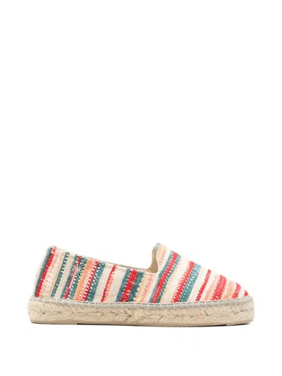 Manebi Striped Espadrilles In Multi