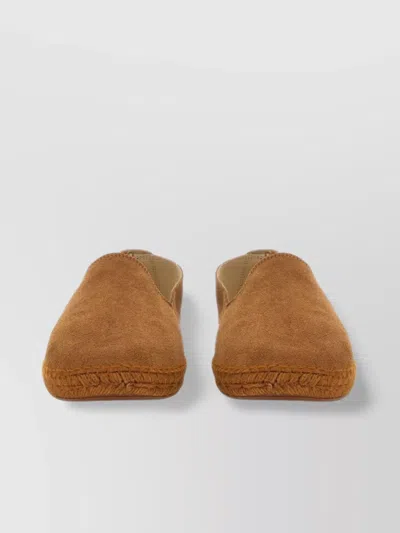 Manebi Suede Espadrille Jute Sole