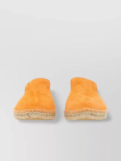 Manebi Suede Hamptons Espadrilles Mules
