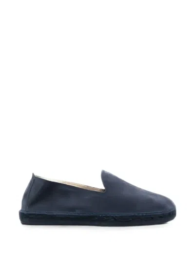 Manebi Suede Slip-on Espadrilles In Blue