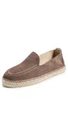 Manebi Suede Traveler Espadrilles Suede Moka