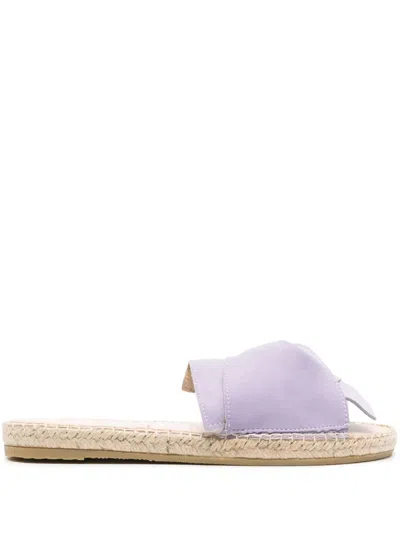 MANEBI SUEDE TWISTED ESPADRILLES