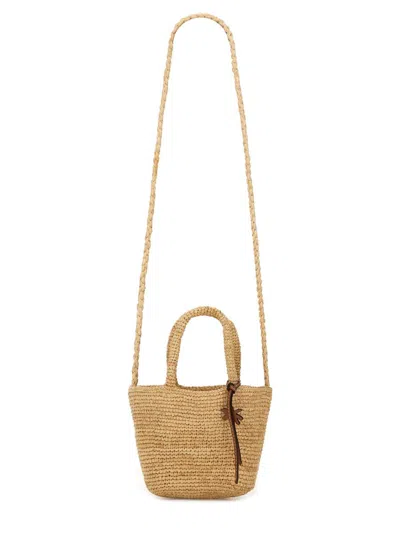 Manebi Manebí "sunset" Micro Bag In Beige
