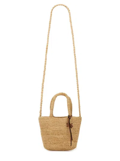 Manebi Manebí "sunset" Micro Bag In Beige