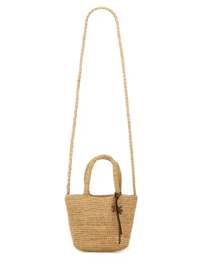 Manebi "sunset" Micro Bag In Beige
