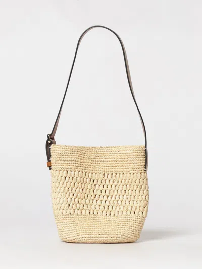 Manebi Tote Bag Woman Color Beige In Pink