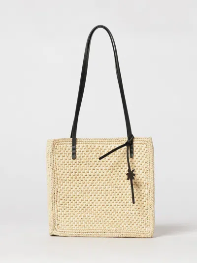 Manebi Tote Bag Woman Color Beige In White