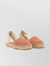 Manebi Two-tone Round Toe Espadrilles With Open Back
