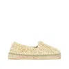 Manebi Flat Raffia Espadrilles Raffia Net