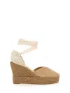 Manebi Wedge Espadrilles For Women In Multi