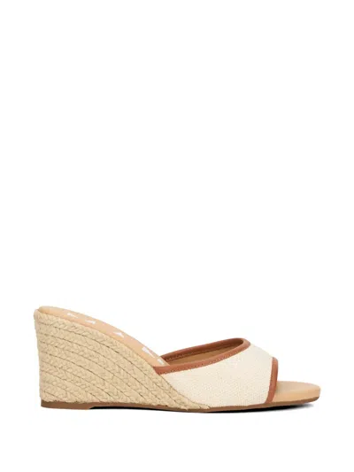 Manebi Wedge Heeled Sandals In Neutral